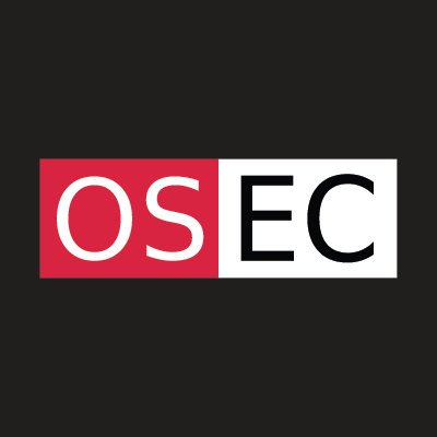 OSEC Logo ciemne tło biały napis